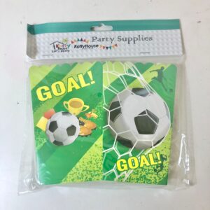 PARTY PAPER POPCORN BOX GOAL 9X9X14CM 10
