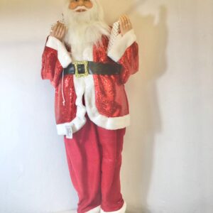 STANDING SANTA WITH GIFT BOXES H1.1M/EAC