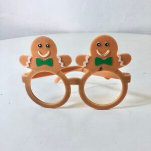 PARTY GLAS FRAME GINGERMAN 16.5X10CM/EAC