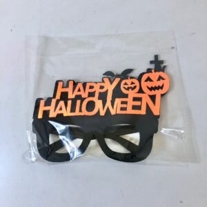 PARTY GLASS FELT HAPPY HALLOWEEN /EACH