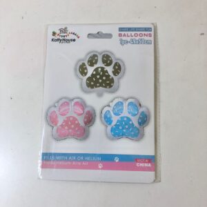 FOIL BALLOON CAT PAW 49X50CM/EACH