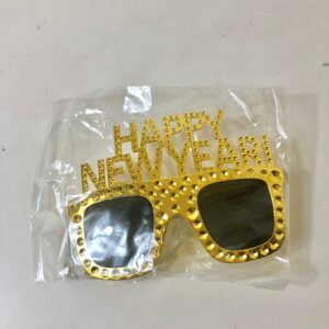 PARTY GLASS HAPPY NEW YEAR DOTS/EACH