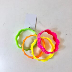 BANGLE NEON CURVED 7.5CM 4PC/PK/EA.PK