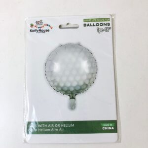 FOIL BALLOON GOLF BALL 45CM/EACH