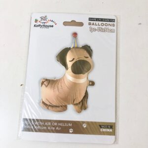 FOIL BALLOON DOG WITH HAT 75X45CM/EACH