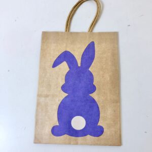GIFT BAG EASTER RABBIT 15X21X8CM/EACH