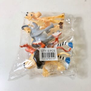 ANIMALS CARTOON 9CM 6PCS/PACK