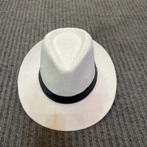 Hat fedora/panama white D58