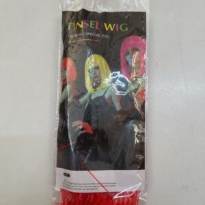 Tinsel wig neon +-30cm