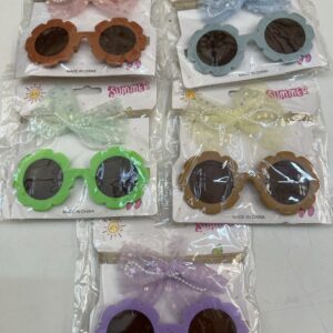 Sunglass+hairband organza kids