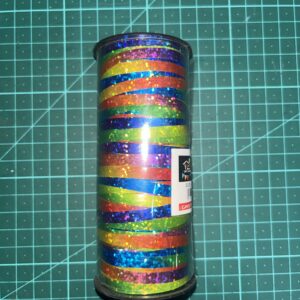 RIBBON ROLL RAINBOW 0.5CMX91M/EACH