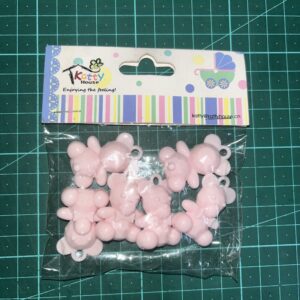 BABY DECOR BEAR 25x35MM 6PCS/PACK/EA.PACK