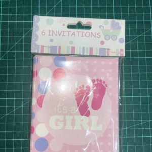 6 INVITATIONS IT’S BOY/GIRL BS893003/PACK