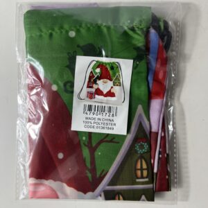 BAG BACKPACK SANTA 23x30CM/EACH