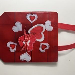 BAG SHOPPING VALENTINE THEME 22x23x11CM