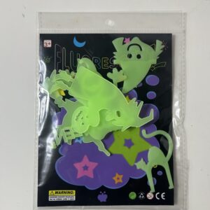 FLUORESCENT HALLOWEEN DECO/EACH
