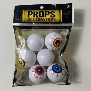 PROPS DECO EYES PLASTIC 4CM 6PC/PK