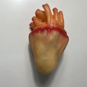 HALLOWEEN DECO HEART 17CM/EACH