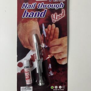 NAIL THROUGH HAND BLOOD SY 1218B/CARD