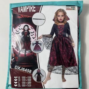 COSTUME KIDS GIRL VAMPIRE/EACH