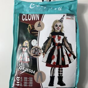 COSTUME KIDS GIRL CLOWN SPOOK.DXJ6504