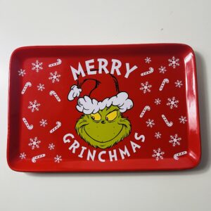 XMAS PLATE GRINCH 31*20.5CM/EACH