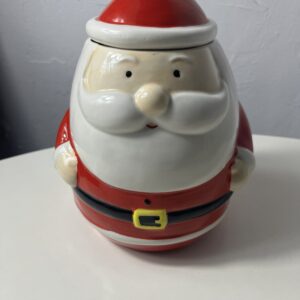 XMAS COOKIE JAR SANTA 12*20CM/EACH