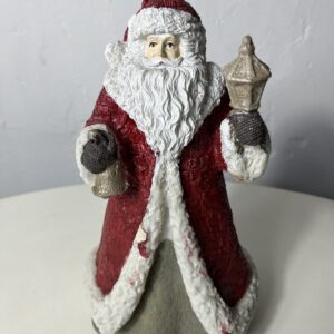 XMAS DECO SANTA RESIN H23CM/EACH