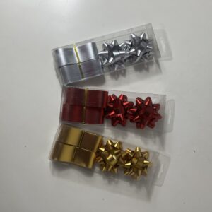 RIBBON SET RIBBON+STAR FLOWER/EA.SET