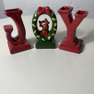 CERAMIC DECO JOY DEER 11.5CM/EACH