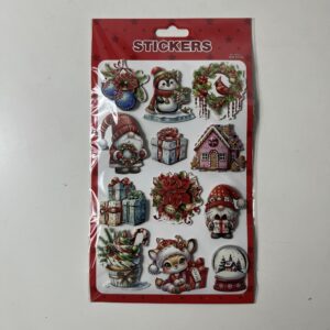 STICKER CHRISTMAS 3D MIX 1035/EACH