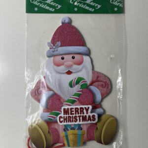 XMAS DECO SANTA RVA 2022 30x20CM/EACH