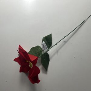 ARTIFICIAL 1 FLOWER POISENTA VELVET D20