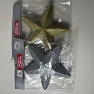 XMAS DECO EVA STAR GLITTERISH IN OPP/EA
