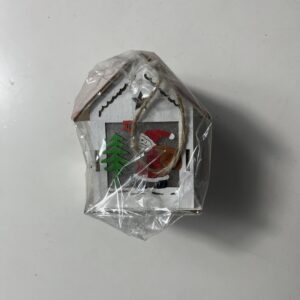 XMAS WOODEN HOUSE LIGHTUP 5.5x7.5CM/EACH