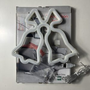 LED MODELING LAMP B/O BELL 26X18CM/EACH