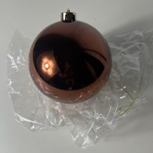 XMAS DECO BALL 14CM SHINEY/EACH