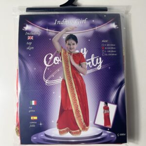 COSTUME KIDS GIRL INDIAN G-0004/EACH