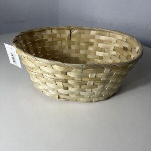 BASKET BAMBOO OVAL 27X18X11CM/EACH