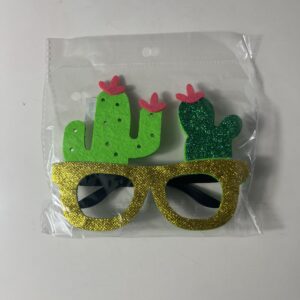 PARTY GLASS EVA CACTUS 14X21CM/EACH