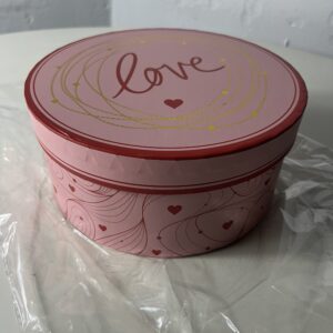 GIFT BOXES ROUND LOVE 3PCS/SET