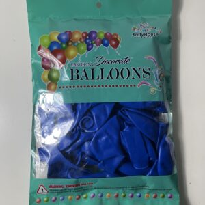 BALLOON LATEX 3.2G 12”BLUE 50 PCS/PK