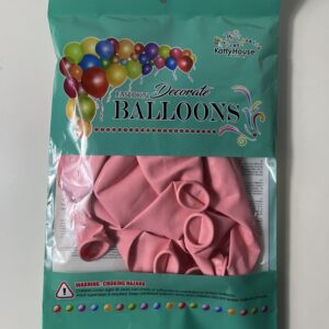 BALLOON LATEX 18”9 GM PINK 10PC/PK