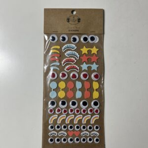 STICKER 1PCS CARD 11*21CM EYES/EACH