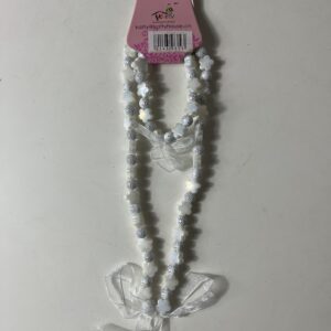 NECKLACE STARS/BEADS RIBBON/EACH
