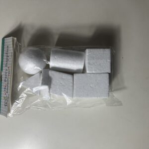 STYROFOAM SHAPES 7PCS/PK/EACH PACK