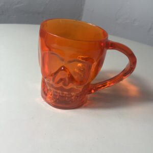 PLASTIC MUG SKULL WITH HANDLE D9X10.5CM