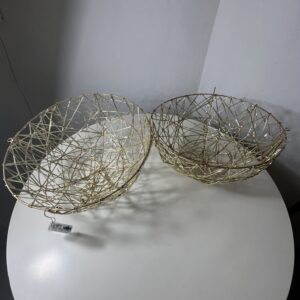 IRON DECO WIRED BAUBLE D41X41X50CM/EACH