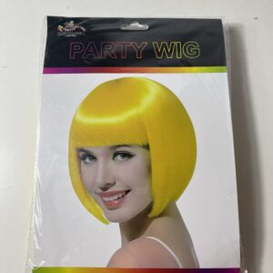 PARTY WIG BOB WITH BANGS NEON/EACH