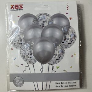 BALLOON LATEX BQ 10PCS/EACH